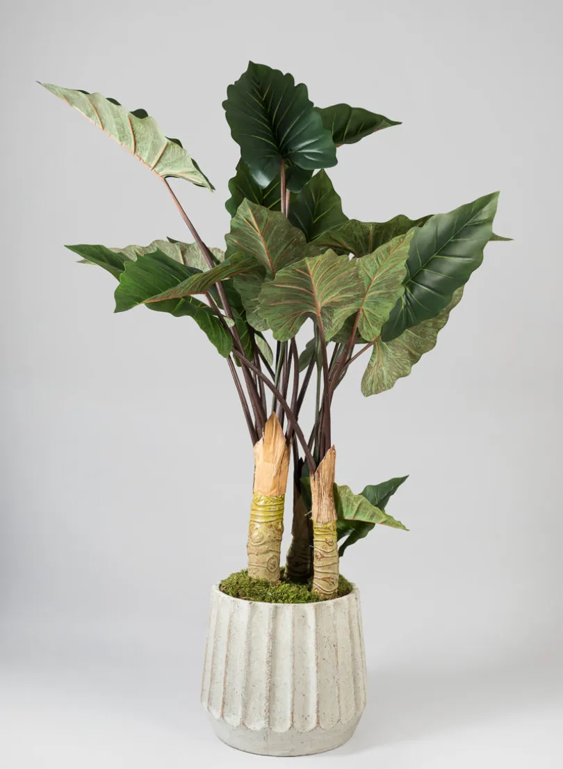 Agadir Ridged Fiber Cement Planter