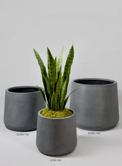Alaric Gray Fiber Planter