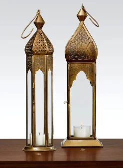 Antique Bronze Mahal & Taj Square Lantern