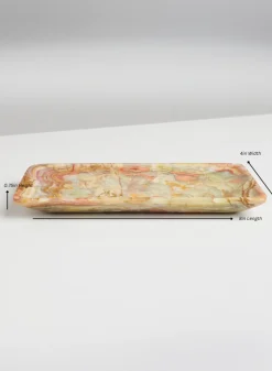 Balochistan Green Onyx Decorative Tray