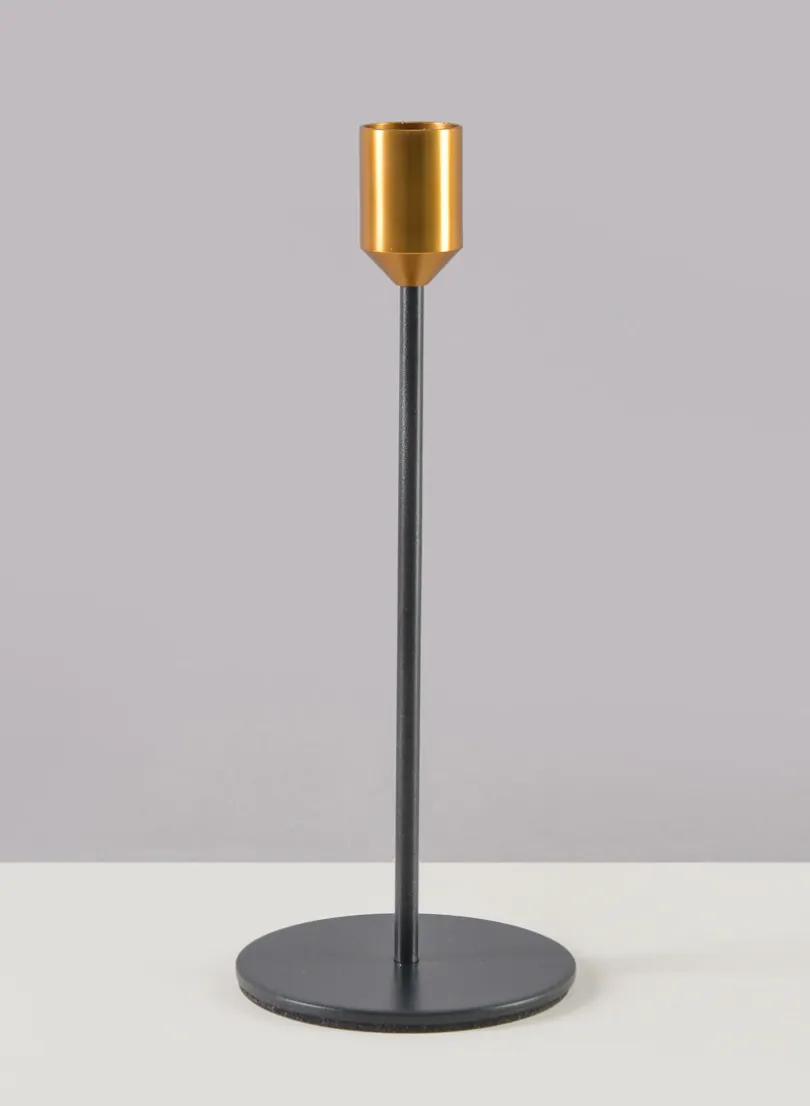 Barney Black Gold Taper Metal Holder