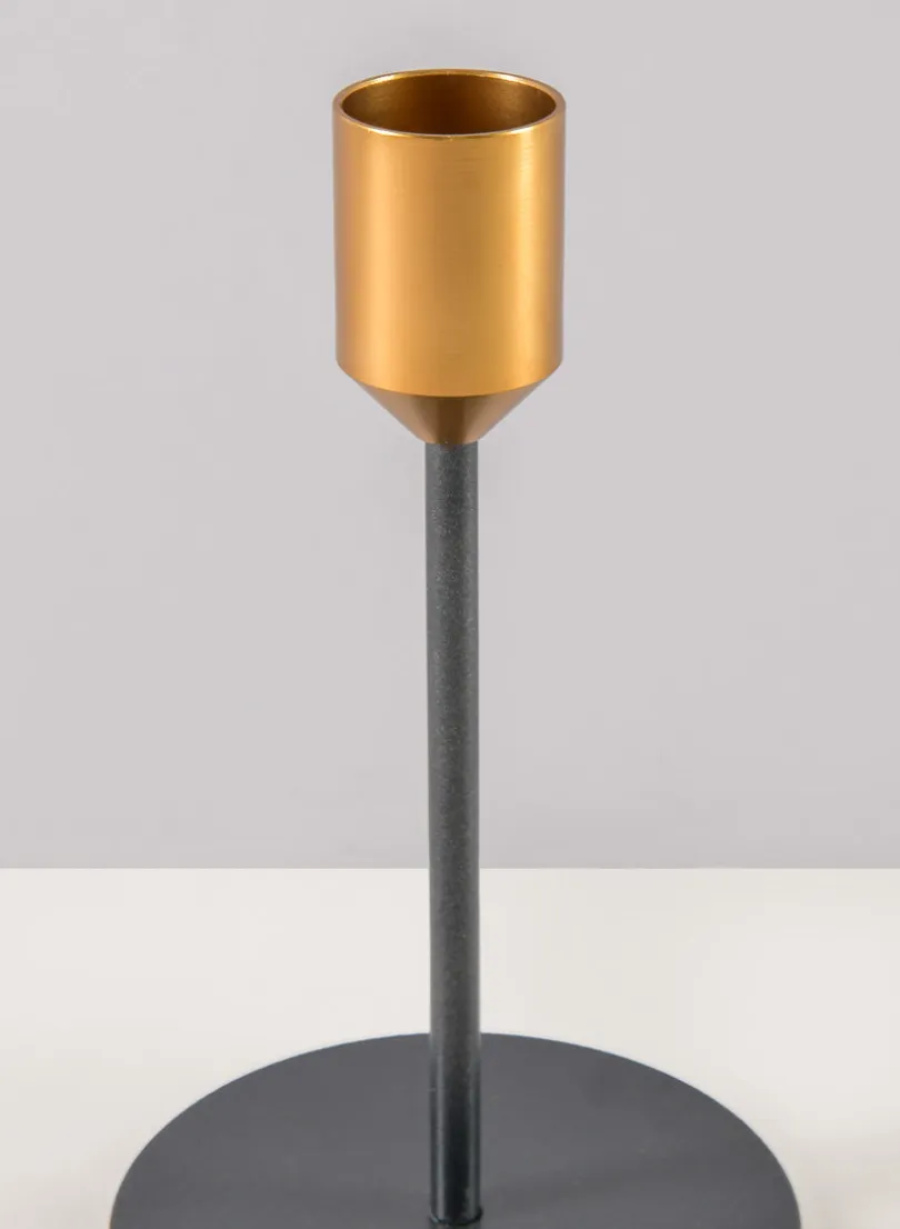 Barney Black Gold Taper Metal Holder