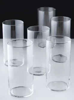 Best Value Glass Cylinder Vase, Set of 6