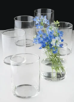 Best Value Glass Cylinder Vase, Set of 6