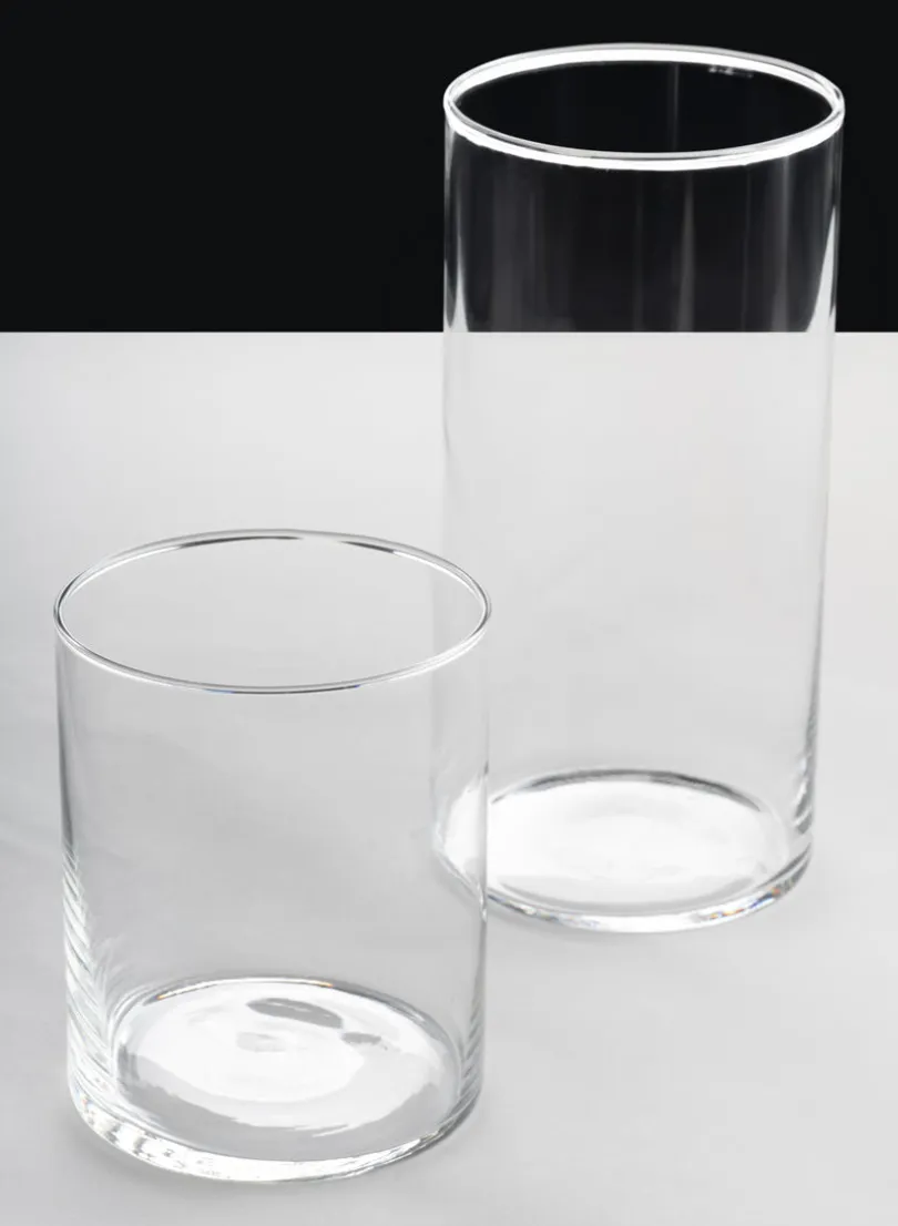 Best Value Glass Cylinder Vase, Set of 6