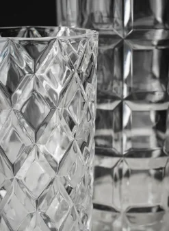 Boheme Crystal Look Glass Vase