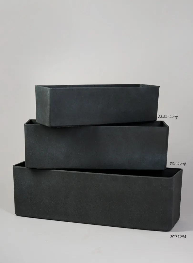 Campagna Black Classic Light Weight Window Box
