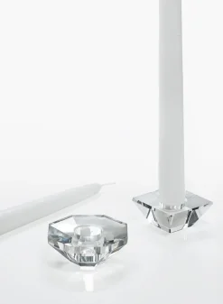 Crystal Taper Glass Holders