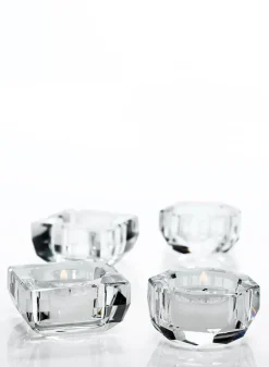 Crystal Tea Light Glass Holders