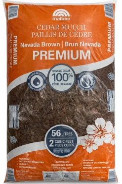 2 Cu. Ft. Brown Mulch Bag