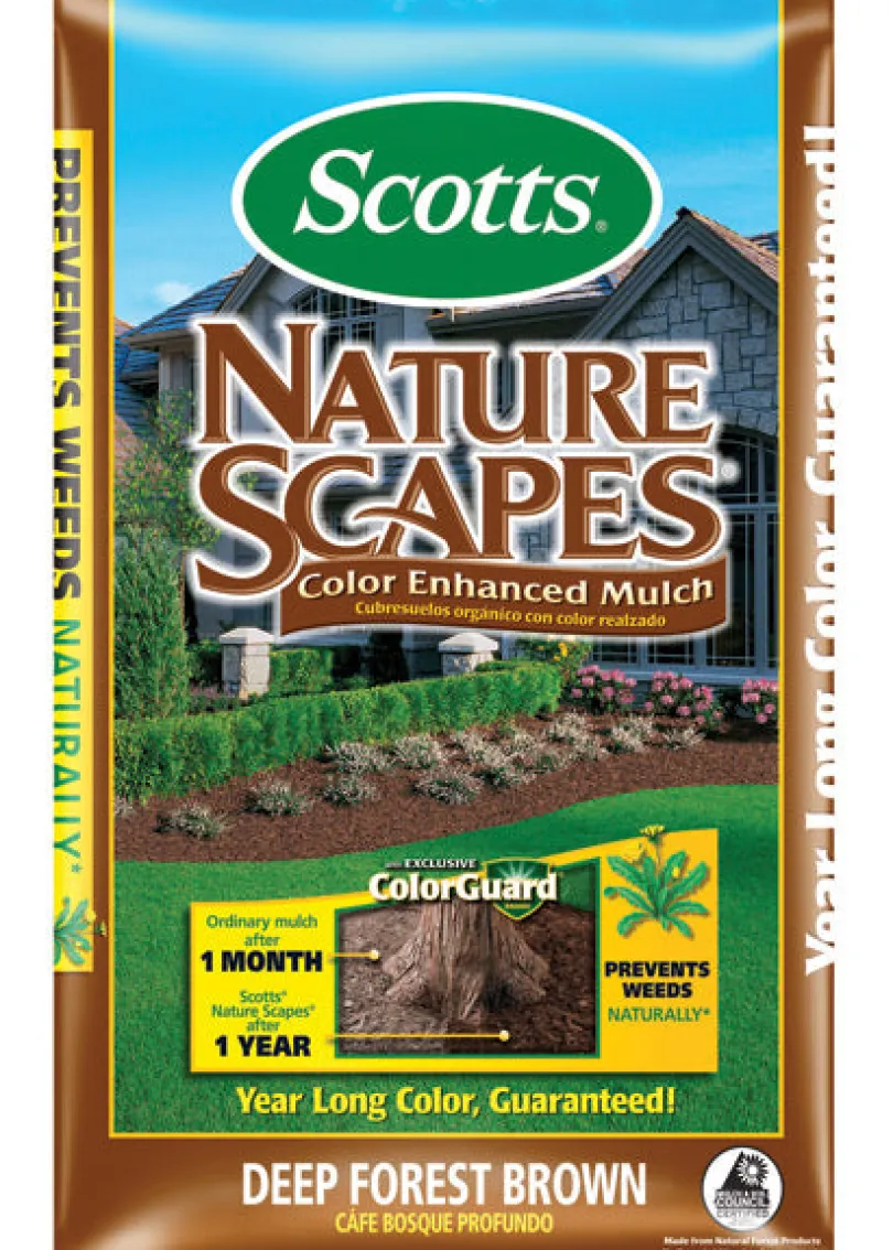 2 Cu. Ft. Deep Color Enhanced Forest Brown Mulch
