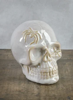 Dexter's White Porcelain Skull