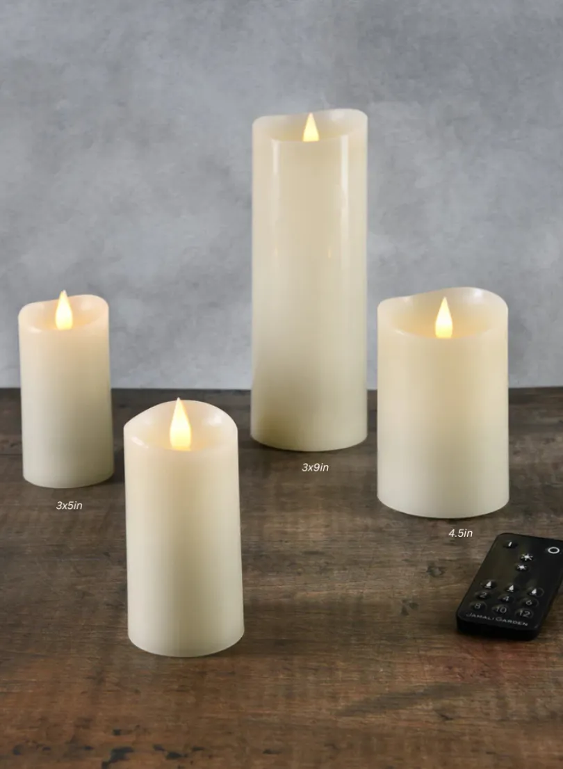 3D Flame Flameless Candle with a Remote Control