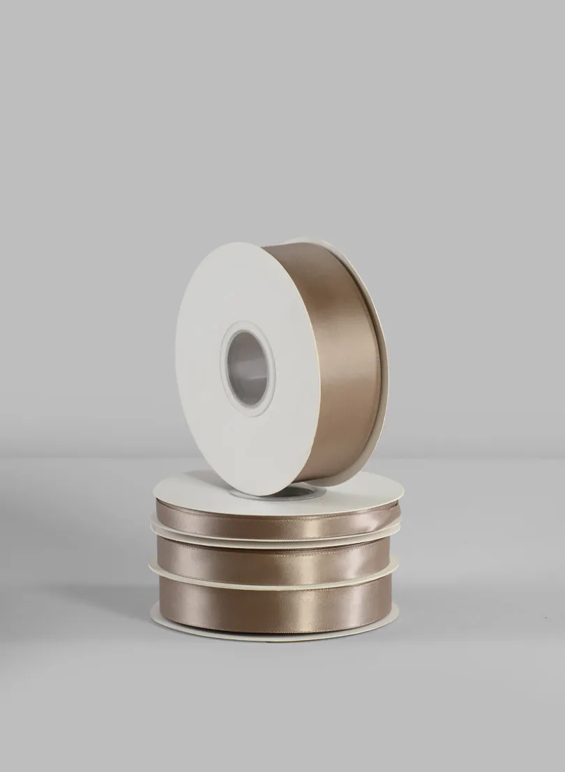Fossil Double Faced Satin Ribbon 50 Yard Spool