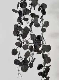 6ft Long Black Eucalyptus Garland