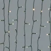 147ft Long Cord 600 Warm White LED Lights set, Green Cord