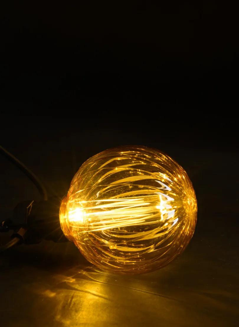 20ft Long Light Patio & Garden Indoor Outdoor Amber Accent Light String