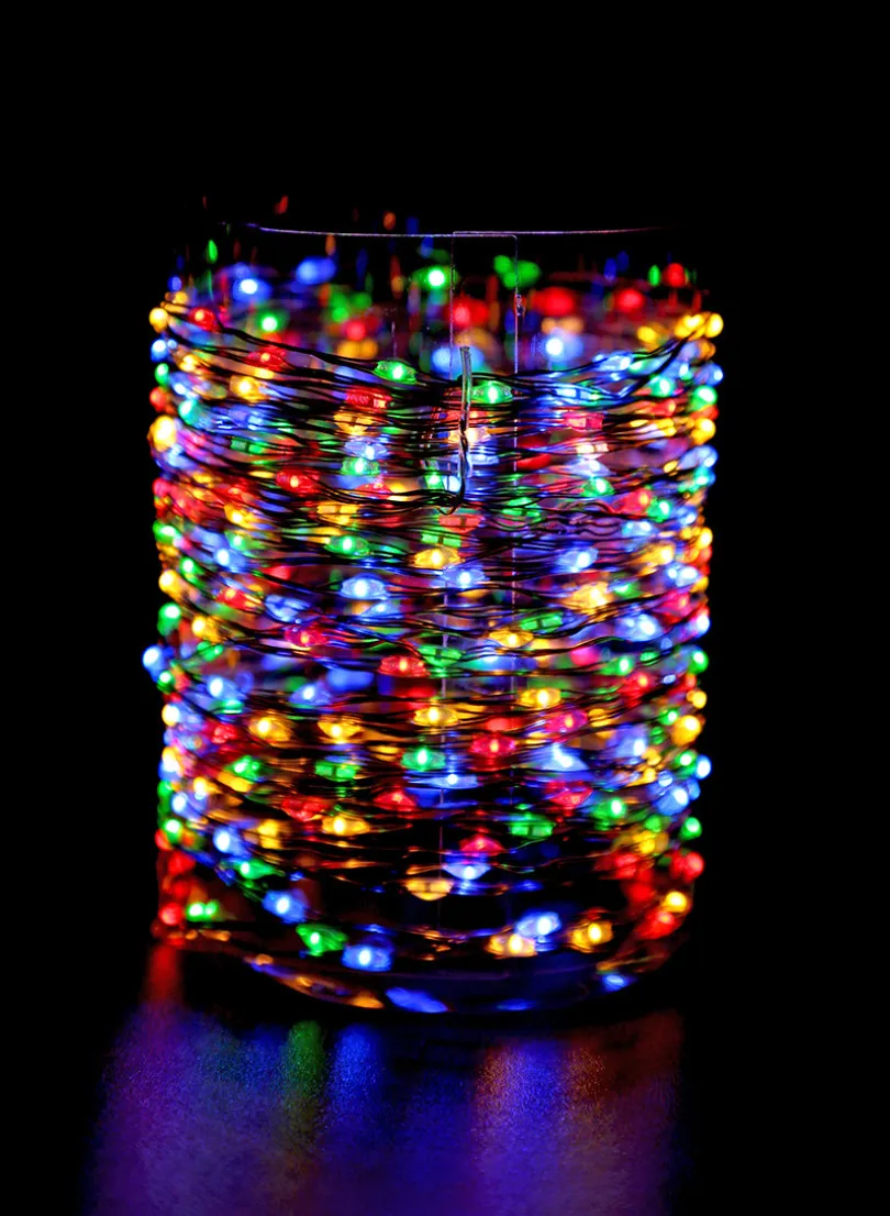 14ft Long Multicolor Naked Wire L.E.D. Lights String
