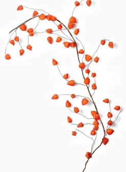5ft Long Orange Chinese Lantern Garland, Case of 6