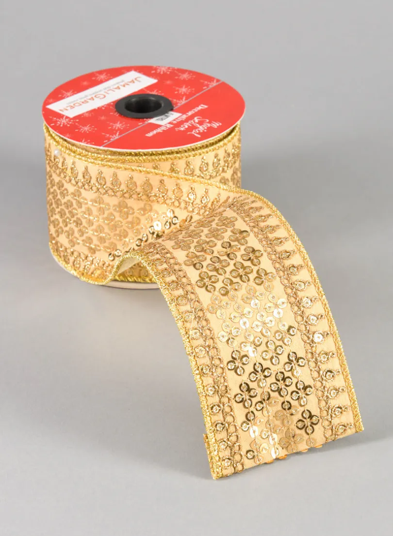 16.40ft Long Royal Nawab Gold Ribbon