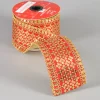 16.40ft Long Royal Nawab Red Gold Ribbon