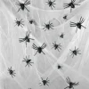 6ft Long Wicked Web With Small Spiders