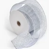 29ft Silver Grid Ribbon