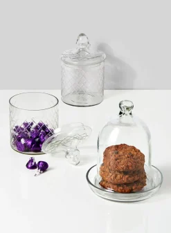 Glass Cloche With Plate