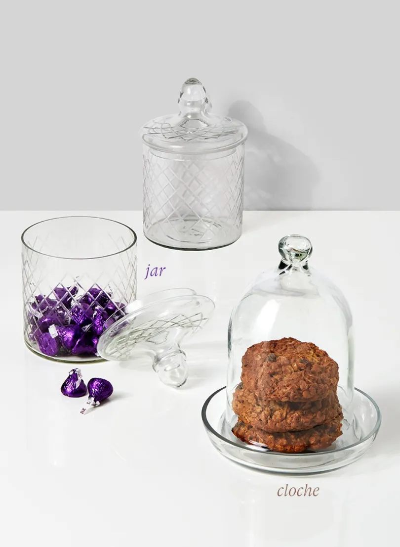 Glass Cloche With Plate