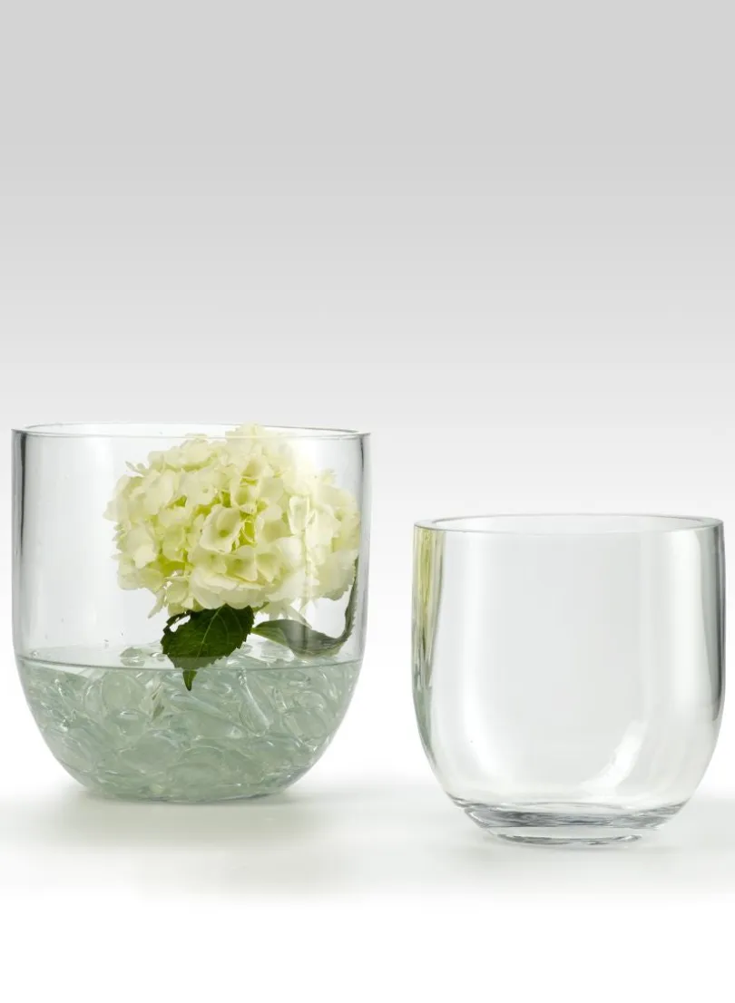 Glass Vases With Tapered Bottoms