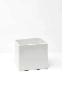 Gloss White Ceramic Cubes