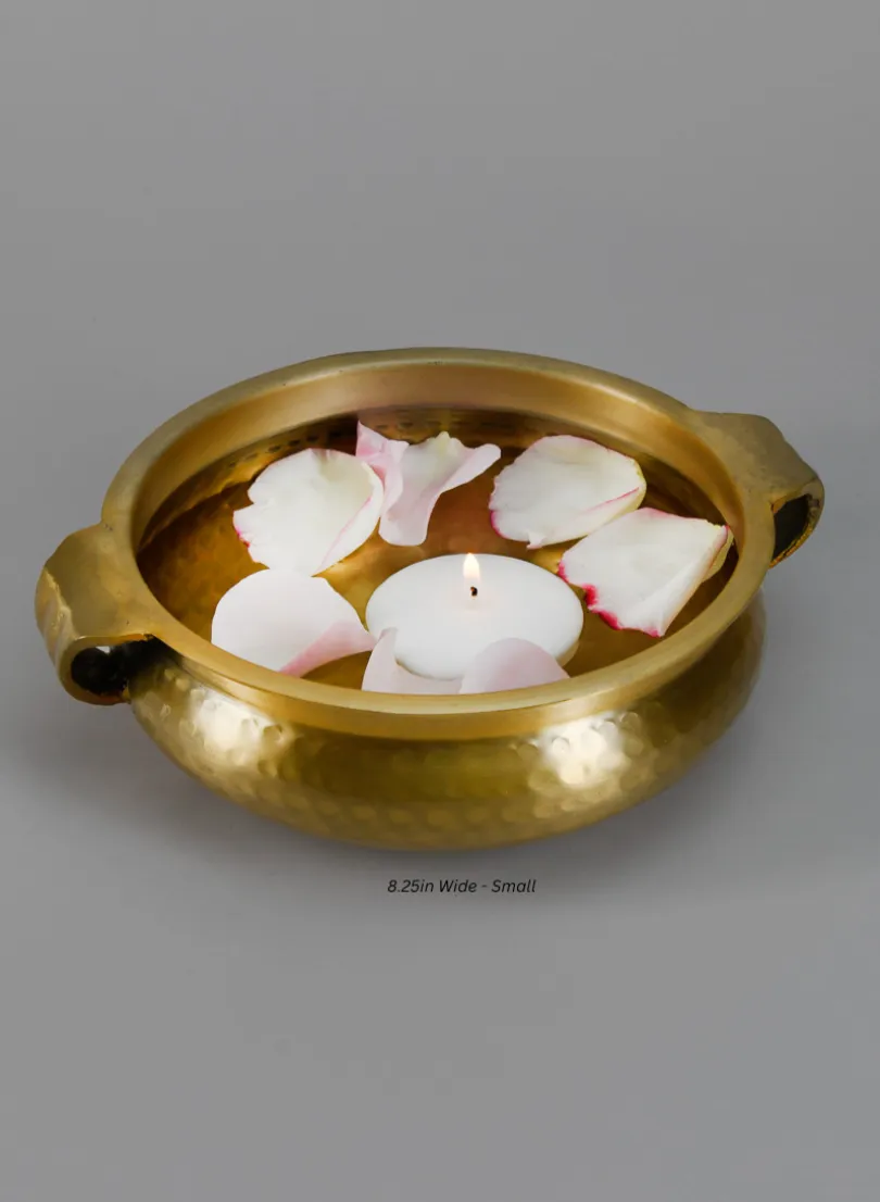 Gold Aluminum Urn Bowls