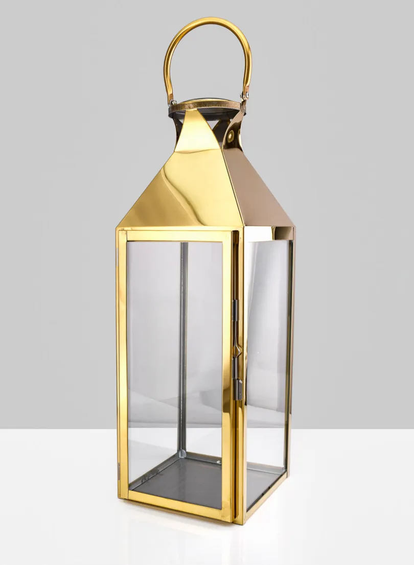 Gold Soho Stainless Steel Lanterns