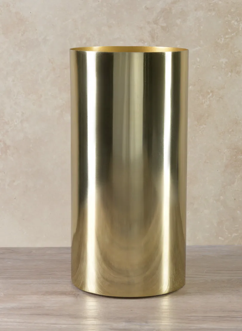 Gold Stainless Steel Cylinders