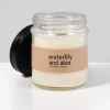 36 Hour Water Lily & Aloe Scented Candle