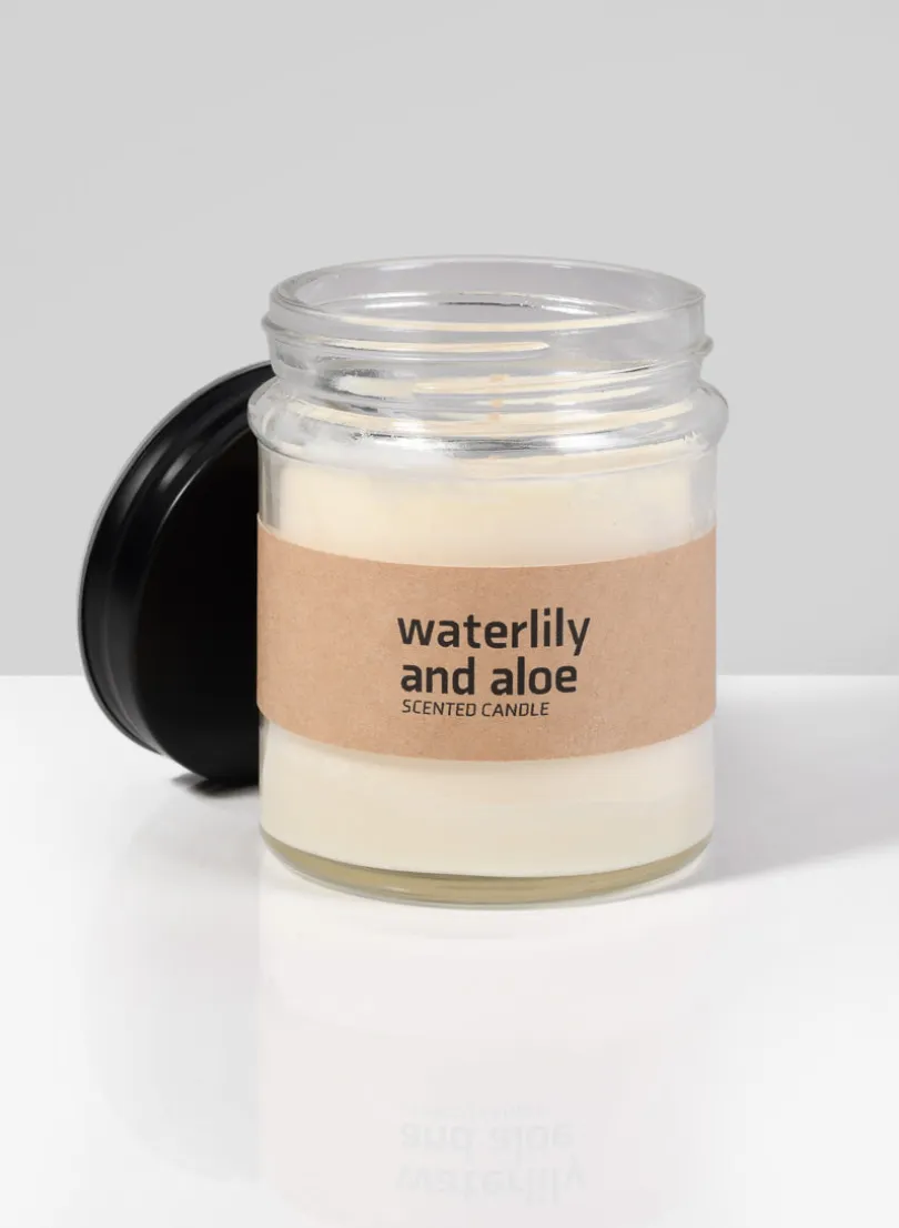 36 Hour Water Lily & Aloe Scented Candle