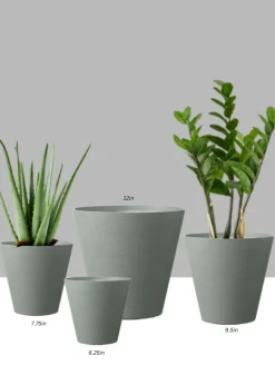 Hyde Park Grey Cone Pots