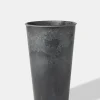 9 1/2in Aged Black Tall Flower Bucket