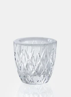 2 1/2in Crystal Tea Light Glass Holder
