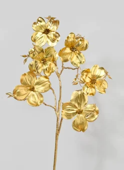 36in Gold Dogwood Spray, Case of 12