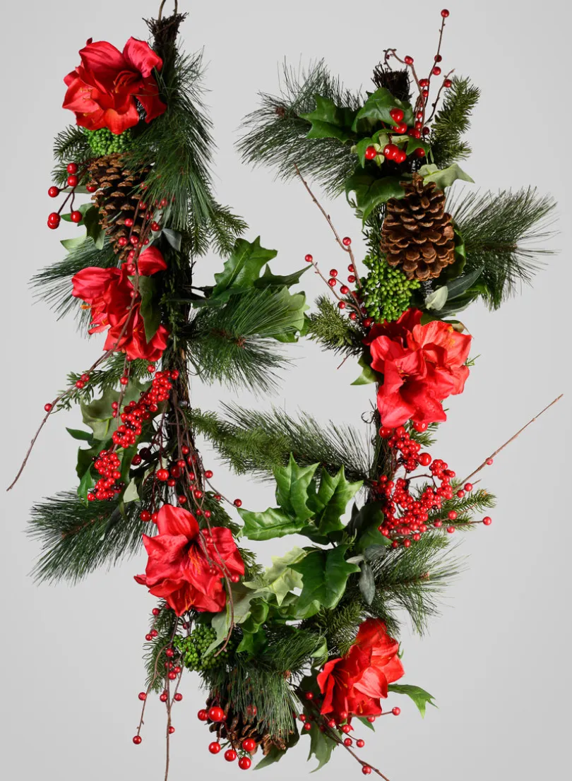 60in Long Amaryllis Garland