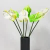 27in Long Anthurium Spray, White, Case of 12