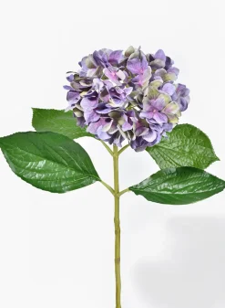 28in Long Antique Purple Hydrangea, Case of 12