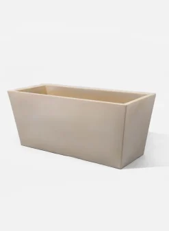33in Long Antique White Stone Window Box