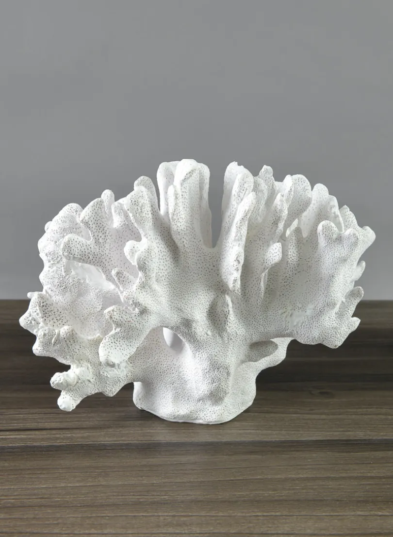 11in Long Artificial White Elkhorn Coral