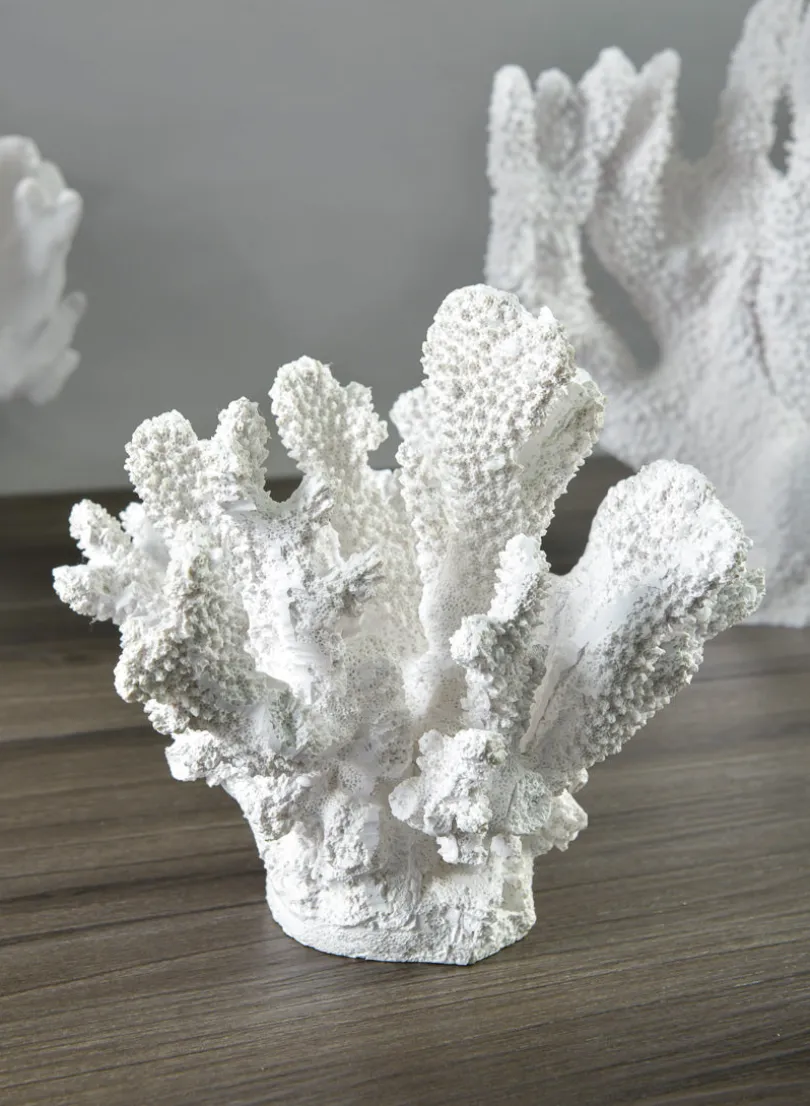 6in Long Artificial White Finger Coral