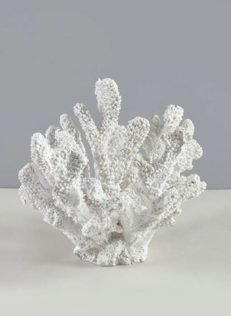 6in Long Artificial White Finger Coral