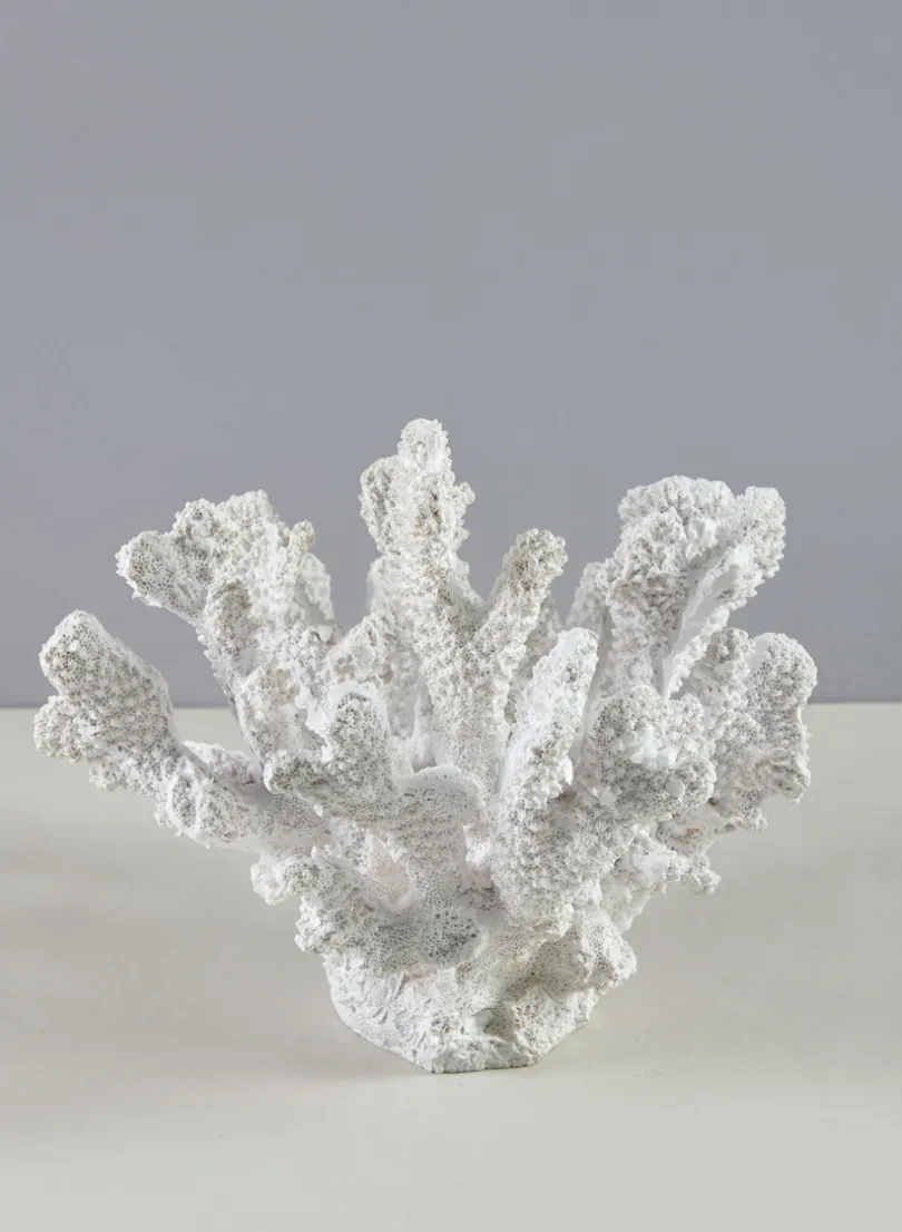 6in Long Artificial White Finger Coral