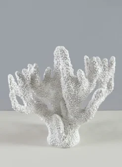 10in Long Artificial White Finger Coral