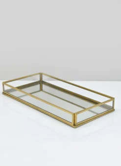 10in Long Bijoux Glass Tray